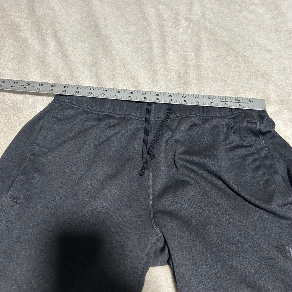 The North Face Sweatpants Mens L 30" Gray Heather Drawstring Athletic 1267 - Picture 7 of 8